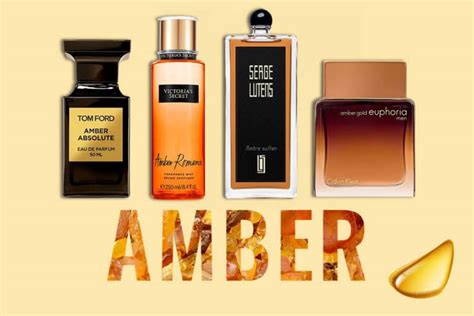 amber smelling perfumes.